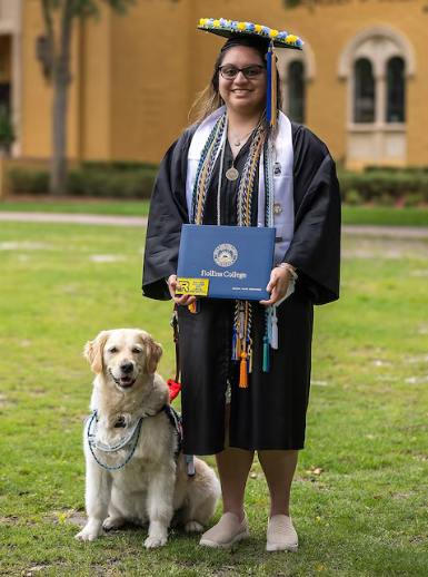Cecilia Hernandez and Canela: Rollins College Honors Chemistry Graduate and Her Service Dog’s Remarkable Journey