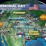 More Than 12 Million Face Flash Flood Threat as Severe Storms Batter the Southern U.S. on Memorial Day